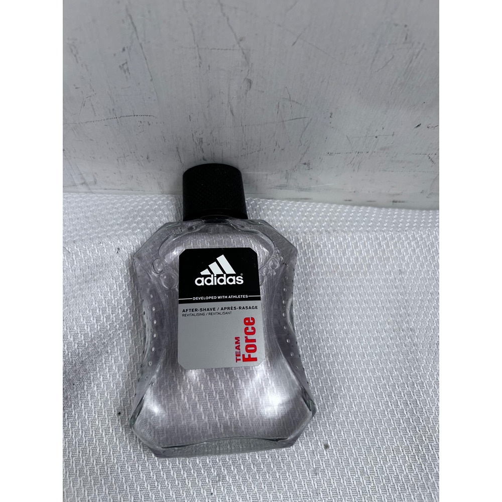 Adidas Team Force Aftershave 3.4oz Clear Revitalizing Mens Fragrance